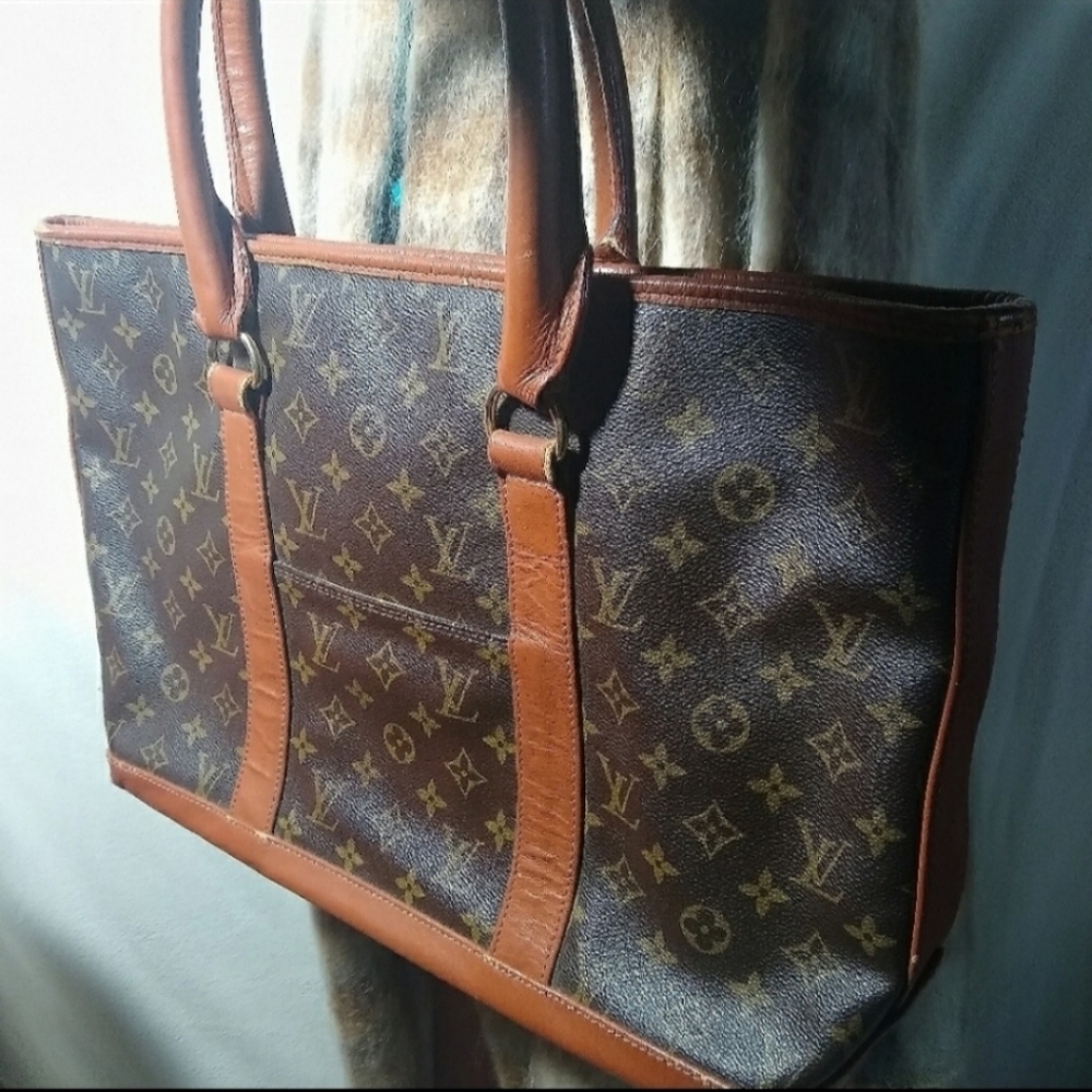 Rare 💯 Louis Vuitton Sac Weekend Monogram Tote - Picture 7 of 16